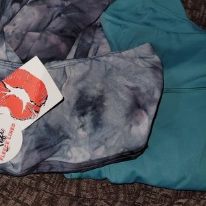 Hot Kiss and Lyrca yoga pants, leggings. Both for $20.  Will split pair